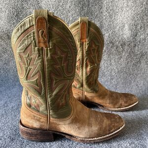 Rod Patrick Bootmakers Men’s Western Equestrian Boots Leather Size 10B